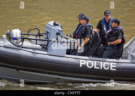 A police launch on patrol during the Bristol Harbour Festival 2011 Stock Photo