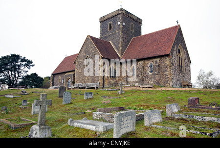 The Church Of St. Martha On The Hill Chilworth Surrey UK Stock Photo