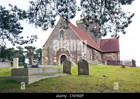 The Church Of St. Martha On The Hill Chilworth Surrey UK Stock Photo