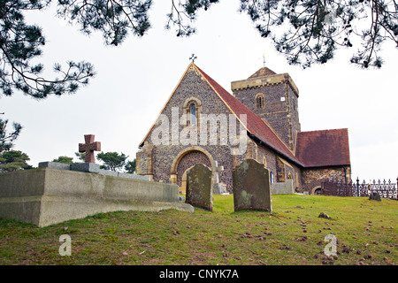 The Church Of St. Martha On The Hill Chilworth Surrey UK Stock Photo