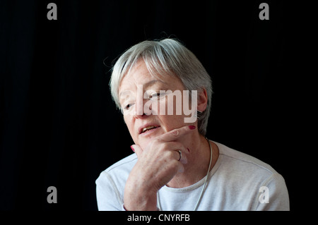 Middle aged woman looking thoughtful Stock Photo