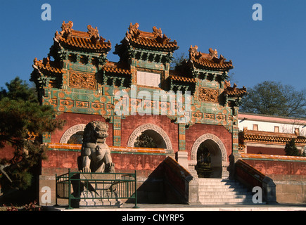 China, Hebei, Chengde, Temple of Potaraka Doctrine, Stock Photo