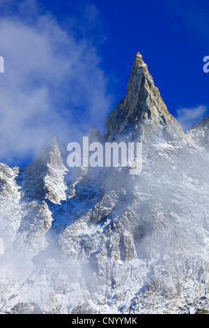 Aiguille de la Tsa (3668 m), Switzerland, Valais Stock Photo