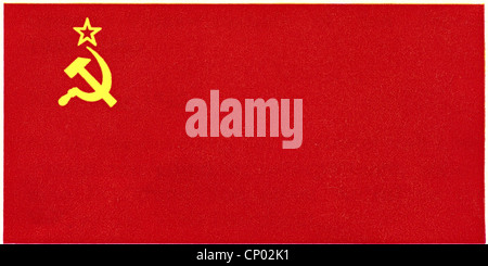 3D Flag of the Russian SFSR (1954-1991). Close Up Stock Photo - Alamy