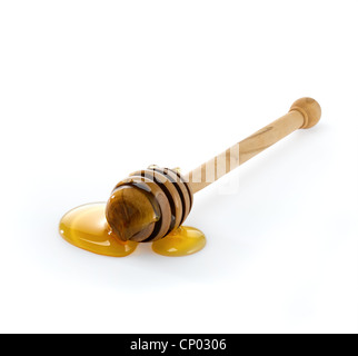 Honey Spoon Stock Photo