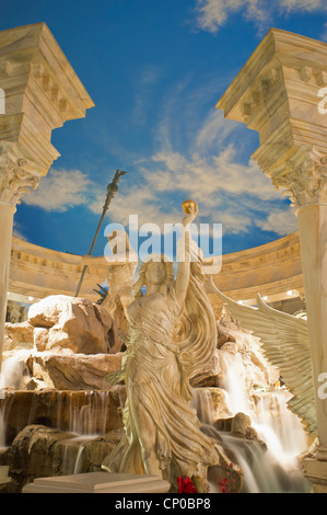 Fountains of the Gods at the Caesar's Palace Forum Stock Photo