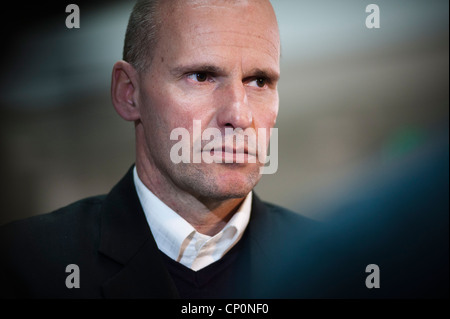 Oslo, Norway. 17/04/2012. Geir Lippestad, main defender of mass murder Anders Behring Breivik. Stock Photo