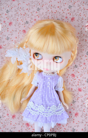 Custom made Blythe doll - Base doll Ice Rune Neo Takara Stock Photo