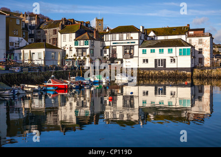 Custom House Quay at Falmouth in Cornwall Stock Photo