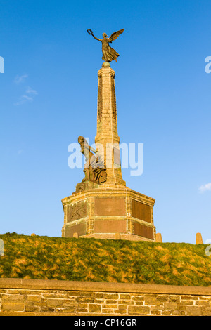 War Memorial, Castle Point, Aberystwyth Stock Photo