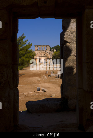 The Church of Saint Simeon Stylites, Syria Stock Photo