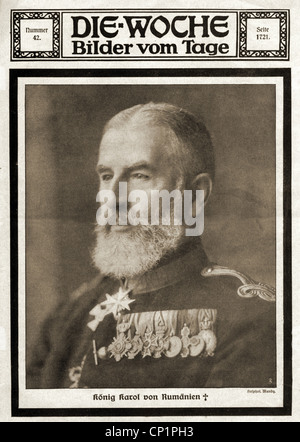 Portrait of King Carol I of Romania (1839-1914 Stock Photo - Alamy