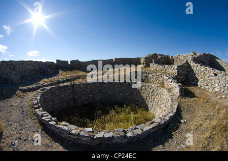 Gran Quivira site, Salinas Pueblo Missions National Monument, New Mexico Stock Photo