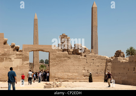 Karnak Temple Luxor The Nile Valley. Stock Photo