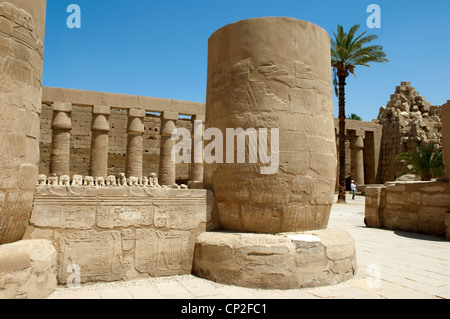 The Temple of Luxor The Nile Valley. Stock Photo