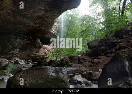 Eden Falls, Hidden Valley, Ozark Mountains of Arkansas – USA Stock Photo