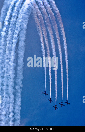 Royal Australian Air Force RAAF Aerobatic Team, Victoria Australia Stock Photo