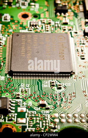hard disk controller circuit board Stock Photo