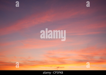 Red Skies Stock Photo