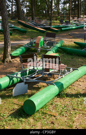 Macha lake, tourist centre Doksy, beach, Czech Republic Stock Photo