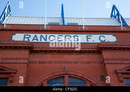 Ibrox stadium home ground to Glasgow Rangers FC Glasgow Scotland Stock Photo