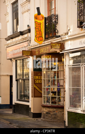 HASTINGS, EAST SUSSEX, UK - APRIL 30, 2012: Sweet Shop in the Old Town Stock Photo