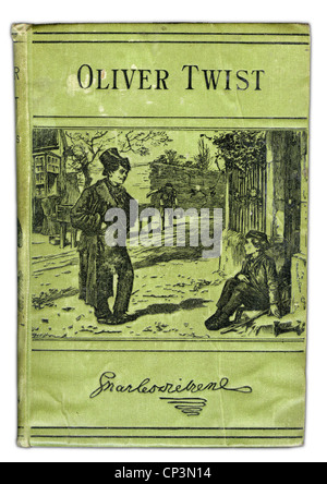 books, Charles Dickens: 'The Adventures of Oliver Twist', (1838), novel, Chapman and Hall, London, 1885, Additional-Rights-Clearences-Not Available Stock Photo