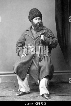 SHER ALI KHAN (1825-1879) Amir of Afghanistan in1869 Stock Photo