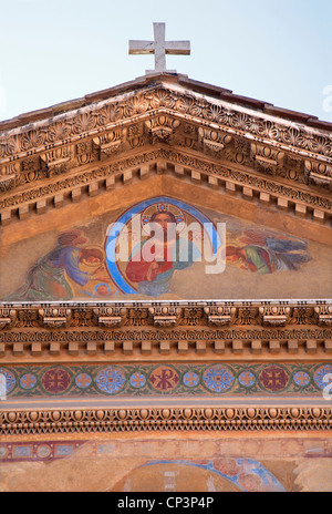 Rome - Jesus from facade of Santa Pudenziana church Stock Photo