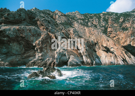 Tuscany - Tuscan Archipelago National Park - Island of Monte Cristo (Li). Cala Corfu. Stock Photo