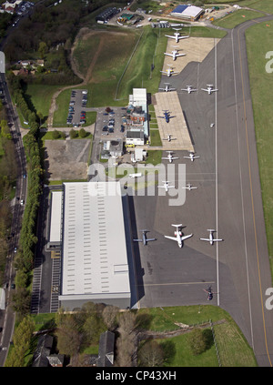 Aerial view of London Biggin Hill Airport, Kent Stock Photo - Alamy