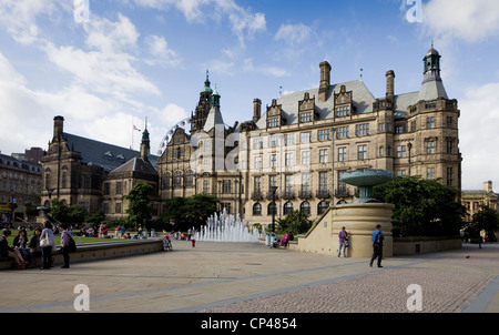 Town Hall Sheffield South Yorkshire UK Stock Photo