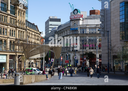 manchester city centre print works area midlands england uk Stock Photo