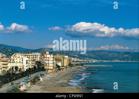 Liguria Coast Borghetto Holy Spirit Stock Photo