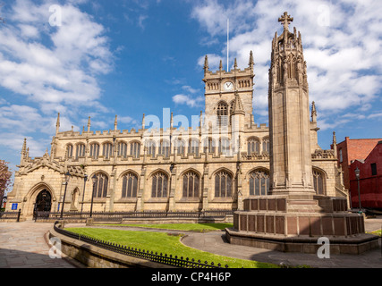 The Parish Church of All Saints Wigan. In the centre of the town. Stock Photo