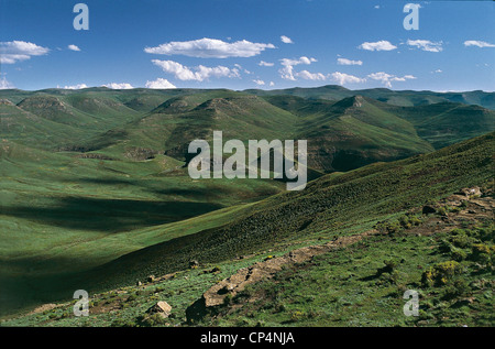 Lesotho - Thaba Tseka District - Highlands Stock Photo