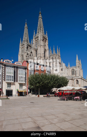 Spain, Castilla y Leon Region, Burgos Province, Burgos, Burgos Cathedral Stock Photo