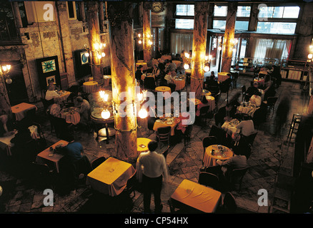 Argentina - Buenos Aires. Caffe 'El Molino, Inside Stock Photo