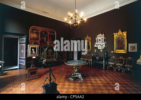 Lombardia - Milano - Museo Poldi Pezzoli, the Black Room Stock Photo