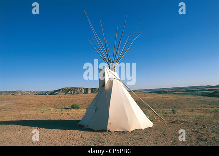 United States of America - Colorado - Four Corners, the tents of the Ute Indians Stock Photo