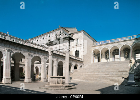Lazio Montecassino Abbey Stock Photo