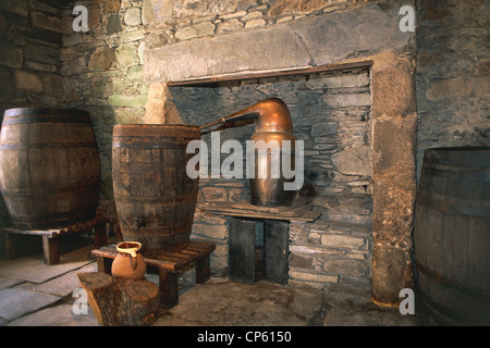 United Kingdom Scotland Highlands Castle Corgaff 1537 Local For Distillation Stock Photo