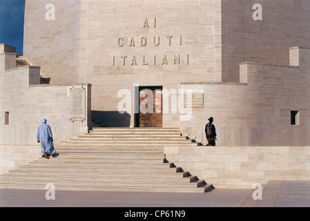 Egypt - El-Alamein. Italian Military Memorial. Monument commemorating the Battle of El-Alamein in 1942. Stock Photo