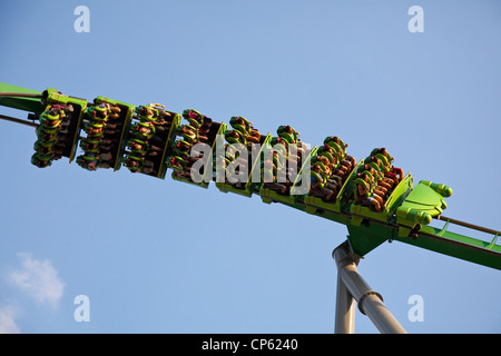 Incredible Hulk coaster at Universal's Islands of Adventure Stock Photo