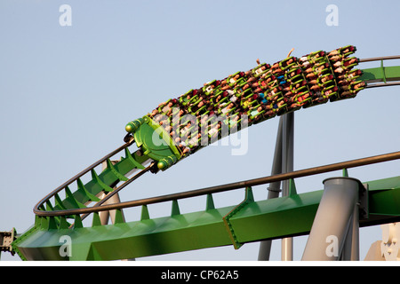 Incredible Hulk coaster at Universal's Islands of Adventure Stock Photo