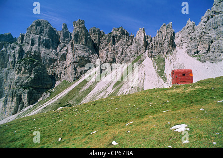 Friuli-Venezia Giulia - Regional Natural Reserve of Friuli Dolomites - Alta Val Montanaia - The Bivouac Perugini and Toro Peak.