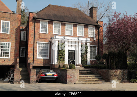 A detached property on Abbotsbury Road, Holland Park, London, W14, UK. March 2012 Stock Photo