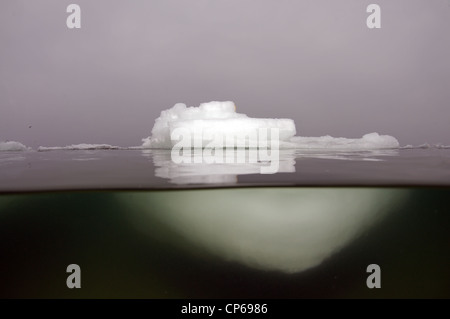 split level, Iceberg in the Black Sea, Odessa, Ukraine, Eastern Europe. Stock Photo