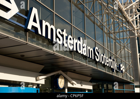 Amsterdam Sloterdijk Train Station Netherlands Holland Europe EU Stock Photo