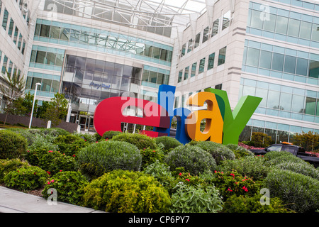 Ebay's offices in San Jose California on North First Street Stock Photo